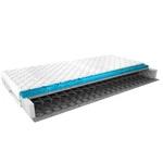 Kép 1/3 - Bonnell olivia matracok 80x200 medicott ezüst matrac, fehér