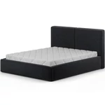 Kép 1/10 - Pesillo ágy + fa keret/ standard emelő/ ágyneműtartós doboz 160x200, Fekete, Modulo 10