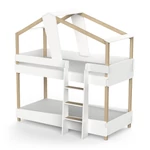 Kép 1/8 - Emeletes ágy timber 384654 bézs (384654)