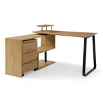 Kép 1/15 - Platis irodai asztal (barna)