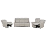 Kép 2/24 - Bézs színű simin ülőgarnitúra