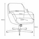 Kép 22/22 - Cancon relaxfotel (sötétszürke)