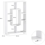 Kép 3/8 - Elegáns split állvány fehér színben