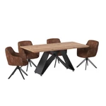 Kép 7/37 - Sherlock szék barna  stílusos design