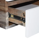 Kép 8/10 - Minimalista design  fehér és dió színekben