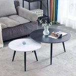 Kép 4/5 - Modern design  fehér-arany márványtábla