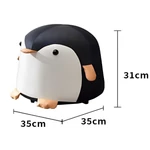 Kép 2/4 - Pingu puff fekete-fehér