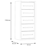 Kép 11/11 - Pembury DLCK217-M777 komód
