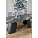 Kép 11/18 - Forum bővíthető étkezőasztal – fekete márvány / fekete - 11. kép