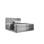 Kép 1/2 - ST6 boxspring ágy, világosszürke