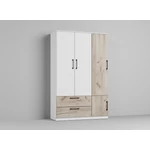Kép 1/2 - Szekrény Provence - 124 cm - D5 fehér/tölgy