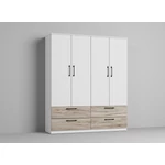 Kép 1/2 - Szekrény Provence - 164.4 cm - D1 tölgy/fehér
