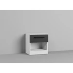 Kép 1/6 - Set doua noptiere fehér - szürke