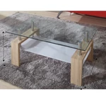 Kép 3/3 - Libor New dohányzóasztal üvegborostával  elegáns designnal