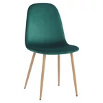 Kép 1/7 - Szék, smaragd Velvet szövet/bükk, LEGA NEW