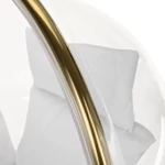 Kép 22/33 - Függő fotel  átlátszó/arany/fehér  BUBBLE NEW TYP 1