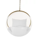 Kép 23/33 - Függő fotel  átlátszó/arany/fehér  BUBBLE NEW TYP 1