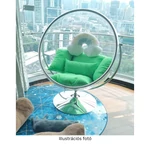 Kép 11/35 - Ezüst színű fotel modern designnal