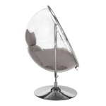 Kép 27/35 - Ezüstszínű fotel  elegáns megjelenés