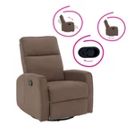 Kép 2/28 - Relax forgószék fotel taupe színben