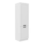 Kép 1/8 - Magas szekrény, polcos, fehér, LULA 60 DK-210 2F