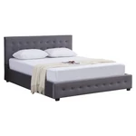 Kép 1/14 - Ágy tárhellyel, 180x200, szürke, MINDY