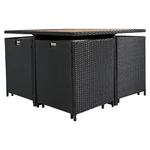 Kép 16/24 - Kerti bútorak rattan anyagból