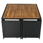 Kép 21/24 - Természetes rattan bútorkészlet képek