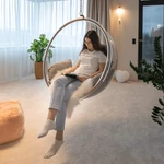 Kép 35/37 - Függő fotel  átlátszó/arany/szürke  BUBBLE NEW TYP 1