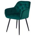 Kép 2/6 - FEDRIS NEW zöld velvet kényelmes fotel