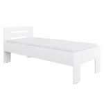 Kép 1/3 - Ágy, 90x200, fehér, BASIS