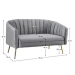 Kép 5/5 - Design kétszemélyes bútor.