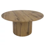 Kép 1/5 - Dohányzóasztal, tölgy, átmérő 80 cm, MAHIR TYP 2