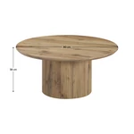 Kép 4/5 - Elegáns tölgyfa asztal