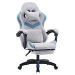 Kép 1/24 - Irodai/gamer szék, szürke/kék, ZODIA