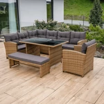 Kép 24/36 - Barna rattan  modern design