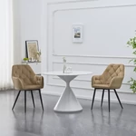 Kép 2/3 - VERIO NEW bézs velvet design fotel
