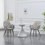 Kép 2/3 - Verio New szürke velvet design fotel