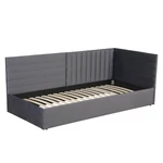 Kép 2/13 - Velvet szürke ágyráccsal