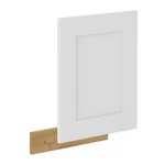 Kép 1/7 - Ajtó mosogatógéphez, fehér/artisan tölgy, LULA ZM 570x446