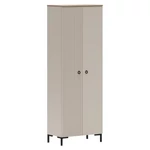 Kép 2/7 - DOMCA 2D szekrény szürkésbarna taupe/silverjack tölgy színben