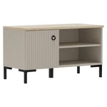 Kép 1/5 - Cipősszekrény, szürkésbarna Taupe/silverjack tölgy, DOMCA 1D