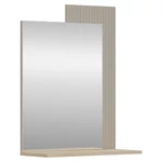 Kép 1/4 - Tükör 65, szürkésbarna Taupe/silverjack tölgy, DOMCA