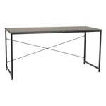 Kép 1/5 - Íróasztal, beton/fekete, 150x60 cm, MELLORA