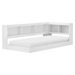 Kép 2/9 - TOSIA fehér ágy ráccal 90x200