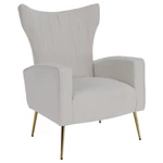 Kép 1/20 - Relaxfotel, bézs Velvet szövet, BARET