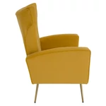 Kép 21/21 - Relaxfotel  sárga Velvet szövet  BARET