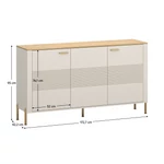 Kép 4/5 - Modern design kő tölgy felület