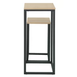 Kép 4/6 - Modern design  tölgy és fekete kombináció