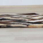 Kép 6/12 - Luxus bőrszőnyeg, barna /fekete/bézs, patchwork, 70x140 , bőr TIP 2